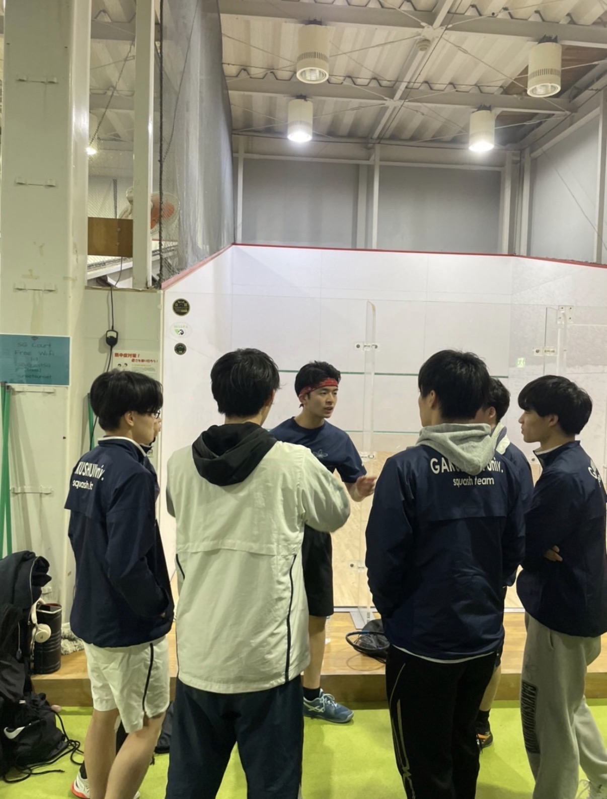 スカッシュ部 2枚目